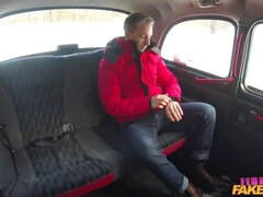 Sexy Driver Fucks Fare to Get Even