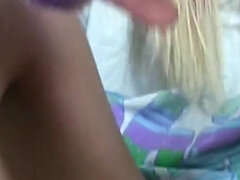 18, Audition, Blondine, Hæle, Lingerie, Strømper, Teenager, Bryster