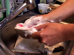 Røvslikning, Hundestilling, Slikning, Ældre kvinde, Lille kvinde, Piercing, Fisse, Sutte