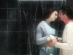 Schlafzimmer, Schlampe, Blasen, Paar, Behaart, Absätze, Küssen, Im freien