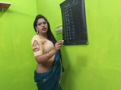 Amateur, Rondelette, Tir de sperme, Indienne, Étudiant, Professeur