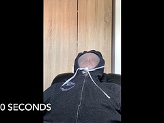 BHDL - MULTIPLE LATEXGLOVE BREATHPLAY TRAINING - Breathplay Training with Latexglove Ziptied over my Head