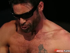 Tyłek, Czarny, Styl na pieska, Twarzowy, Kneblowanie, Rzeczywistość, Krótkie włosy, Cycki