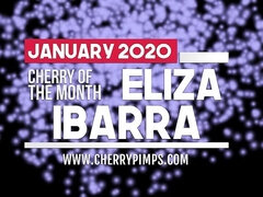 Cute-looking Latina teen Eliza Ibarra likes playing with her crack