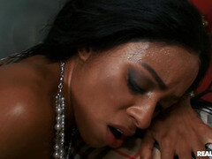 Ebony Anya Ivy gets fucked by Levi Cash doggystyle