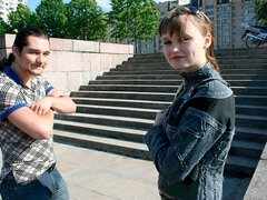 큰 엉덩이, 금발의, 오랄섹스, 핸드잡, 하드코어, 야외의, 스트리핑, 청소년