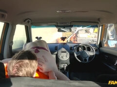 69:an, Baben, Stor kuk, Brunett, Bil, Creampie, Rider, Tuttar