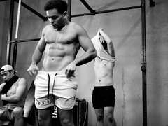 Hunk Spitroasted By Gym Bros - NextDoorBuddies