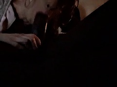 BBC throat fucks his sissy