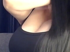 Long Black Hair Brush Finger Brushing