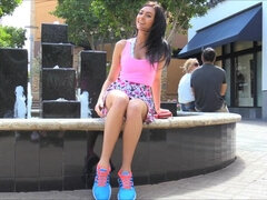 Anal, Offentlig, Alene, Leker, Upskirt