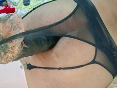 Amatéri, Anál, Veľký zadok, Dildo, Spodná bielizeň, Masturbácia, Sólo, Stockings