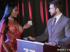 Noire, Couple, Robe, Talons, Actrice du porno, Chatte, Réalité, Nénés