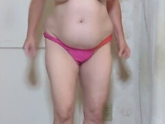 Amatör, Amerikansk, Bbw stor vacker kvinna, Bikini, Brunett, Hårig, Mogen, Naturliga tuttar