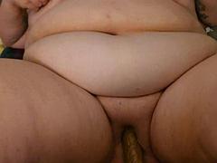 BBW missionary closeup pov