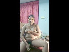 Femme au foyer, Indienne, Masturbation, Chatte