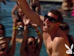 Tussi, Strand, Bikini, Lesbisch, Party, Pool