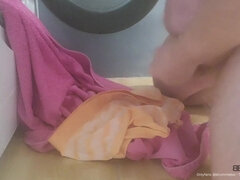 Daddy Cums on Laundry