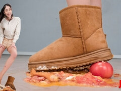 Ázsiai, Étel, Lábfej fétis, Japán, Egyedül, Nedves