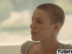 미인, 오랄섹스, 흑갈색 머리, 귀여운, 도기스타일, 얼굴에, Hd, 젖가슴