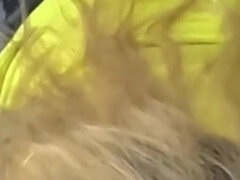 素人, デカ尻, フェラチオ, カップル, 手コキする, 熟年, 自然山雀