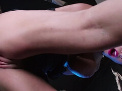 Peta Jensen takes massive cock deep in her shaved cunt