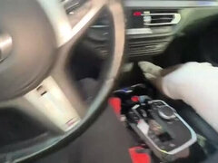 Amateur Teen Darcy Dark Gives Real Blowjob While Driving Car