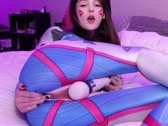 Thai solo girl masturbation, anima cosplay masturbation vibrator, masturbation jeans solo