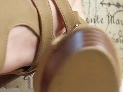 Amatoriale, Europea, Piede fetish, Tacchi, Solo