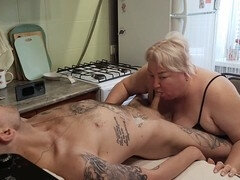 Mature mother-in-law Zona901 loves giving deep throat pleasure and swallows thick cum