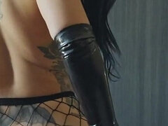 Femdom Slave Control Orgasm of Submissive Cuckold