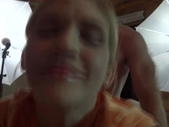 Amerykański, Blondynka, Obciąganie, Para, Mamuśka, Punkt widzenia, Żona