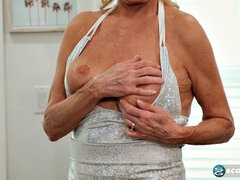 금발의, 수음, 나이든, 밀프, 혼자