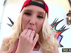 Genuine anal enthusiast Samantha Rone enjoys getting her tight ass drilled