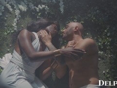 Stor kuk, Avsugning, Brittisk, Brunett, Ebenholts, Liten och nätt, Fitta, Stockings