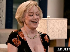 ADULT TIME - StepMILF Dee Williams Teaches Stepson In Anal 3-Way With GF Lilith Grace!