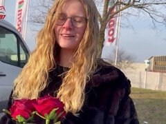 Amatør, Kjæreste, Skole, Tysk, Hjemmelaget, Utendørs, Strømpebukse, Tenåring