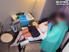 She Gets Creampie Inside By Her Gynecologist. Her Pussy Wet And Ready To Be Fucked! - Beatrice Segreti