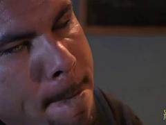 Engaging in flirtatious behavior while out at night results in the attractive woman having her genitals extended