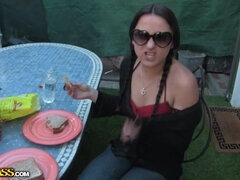 Kick-ass public sex tape with public fucking