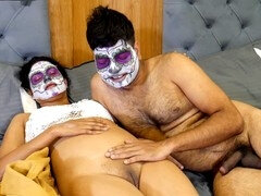 Asiatisch, Paar, Extrem, Lecken, Reif, Orgasmus, Muschi