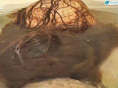 Underwater Bathtub Blowjob with Long Haired Redhead MILF