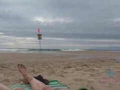 Amatør, Strand, Blondine, Udendørs, Pov, Mager, Tatovering, Bryster