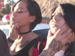 Honey Gold And Gina Valentina - Teenage Girls Arrested For Vandalism