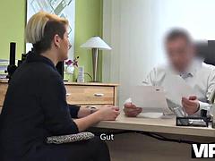 VIP4K. Dirty porn casting at a rental agency gives kinky girls a chance: Porn