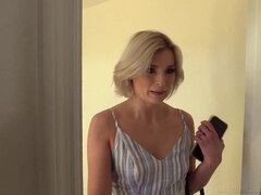 Amatör, Stor stjärt, Blondin, Sperma shot, Ansiktsbehandling, Hardcore, Hd, Tonåring