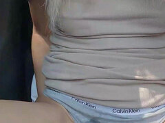 Desperate Panty Wetting Golden Shower Mouth Piss in My New Car