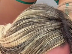 Leie, Grosser arsch, Blondine, Blasen, Europäisch, Milf, Muschi, Flotter dreier
