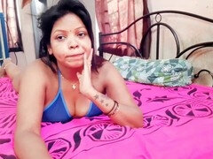 Indian housewife shows off in different outfits