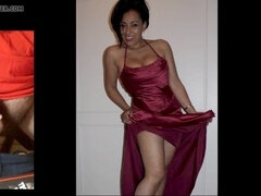 아프리카인, 아메리카인, 양성적인, 흑갈색 머리, 랑제리, 나이든